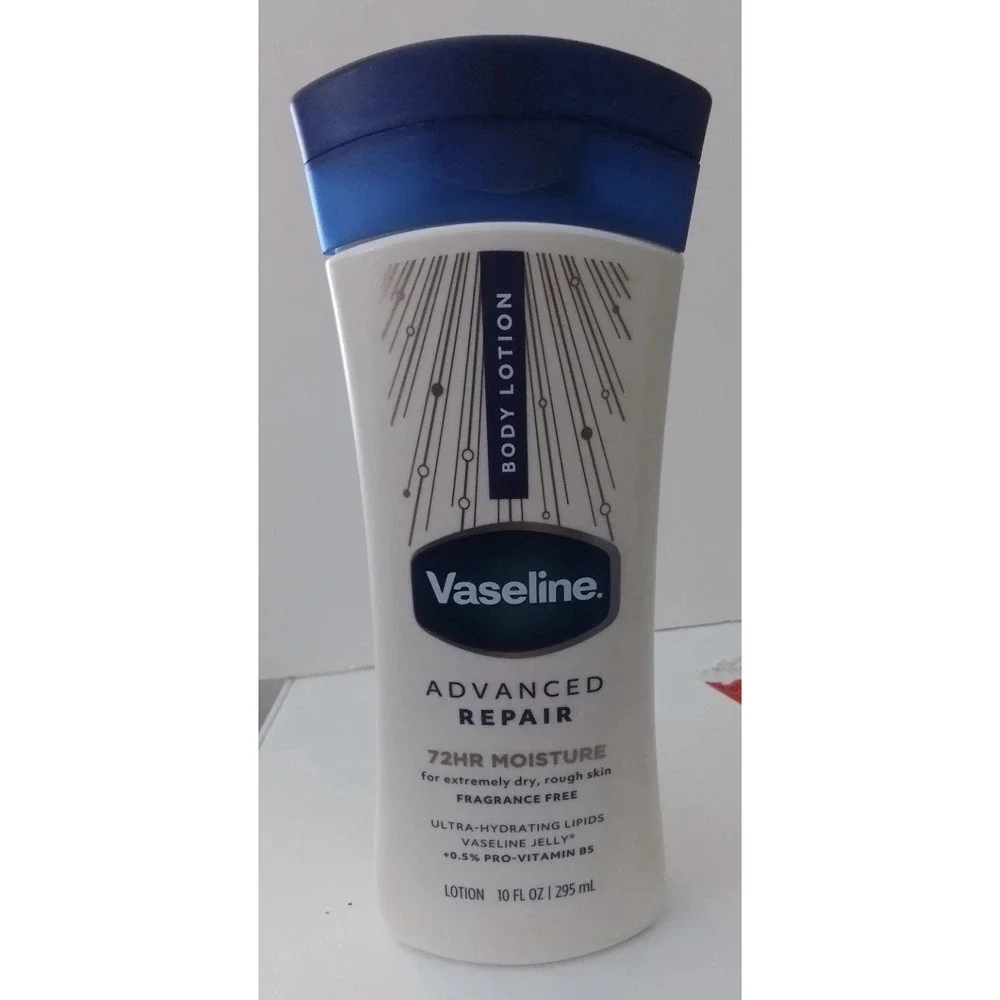 Vaseline Advanced Repair Body Lotion, Fragrance Free, 10 fl oz (295 ml)